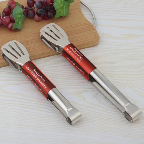 Kẹp Gắp Thức Ăn Bằng Inox - Kẹp Gắp Đồ Nướng Gắp Thịt Đầu Khía 28,5cm