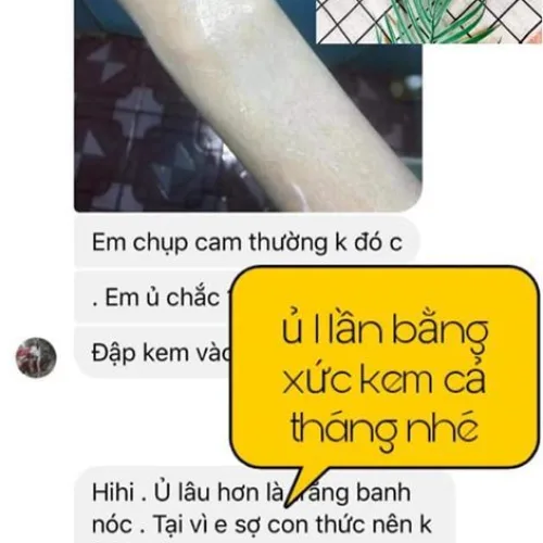 Khách trải nghiệm Ủ trắng chanh cho phản hồi tốt