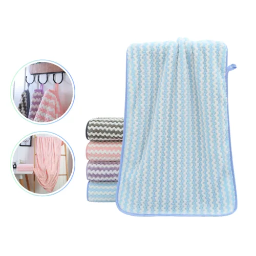 Khăn Tắm Bông San Hô Lông Cừu Cao Cấp 70x140cm