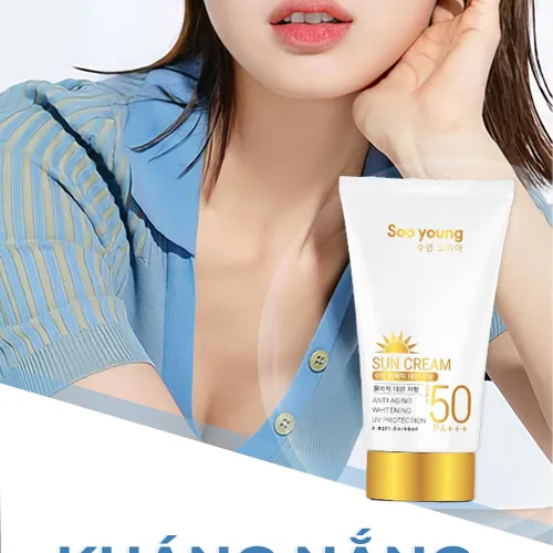Kháng nắng vật lý Soo Young -  “siêu phẩm" cho những làn da dầu mụn
