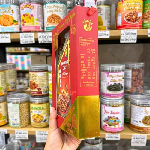 Khô Bò Cay TỨ XUYÊN PREMIUM BEEF GERKY 500g