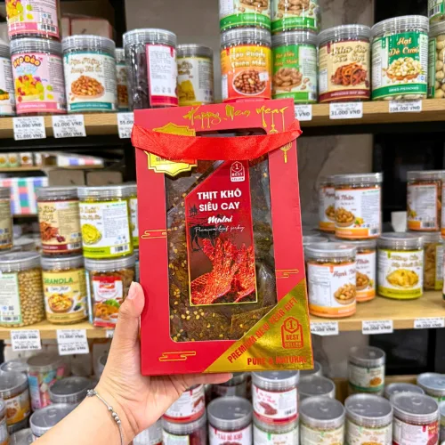 Khô Bò Siêu Cay MALAI PREMIUM BEEF GERKY 500g