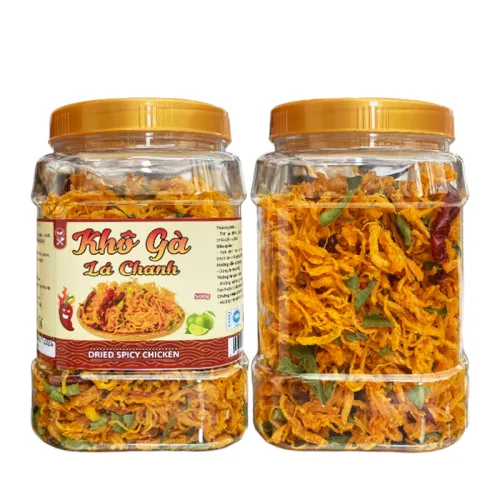 Khô Gà Lá Chanh Loại Ngon 500g Hộp