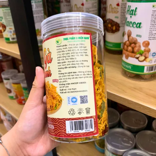 Khô Gà Lá Chanh Thơm Ngon 250g - Hũ Pet