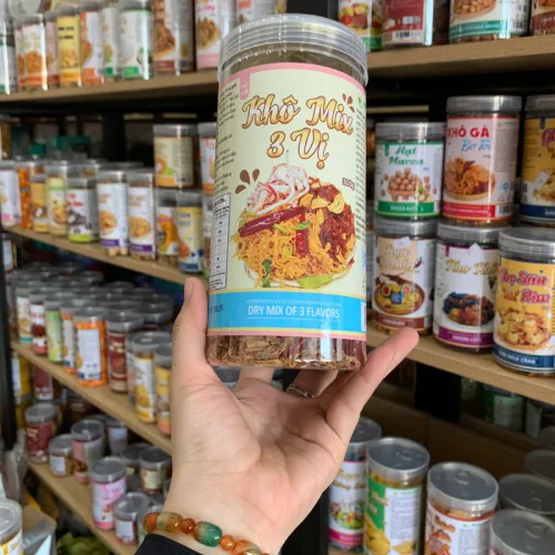 Khô Mix 3 Vị ( Heo -Mực - Gà ) 300g Hộp