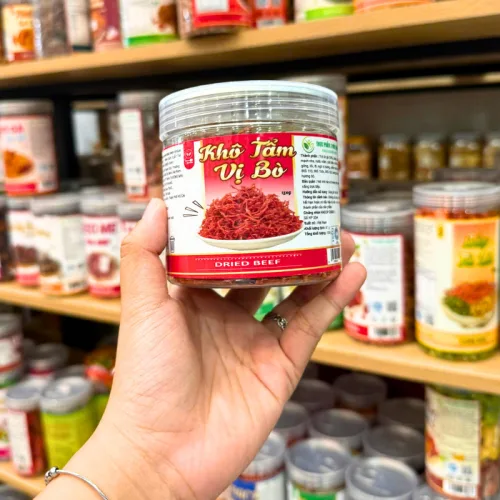 Khô Tẩm Vị Bò Mini 150g Hộp Pet Thơm Ngon
