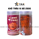 Khô Trâu Miếng Tẩm Vị Bò 250g Thơm Ngon hộp