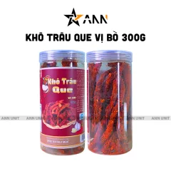Khô Trâu Que Tẩm Vị Bò 300g Thơm Ngon Hộp