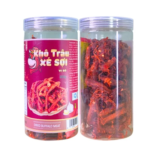 Khô Trâu Que Tẩm Vị Bò 300g Thơm Ngon Hộp