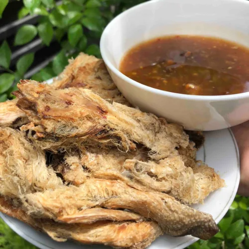Khô Cá Đuối Chấm Mắm Me Thơm Ngon Hộp 250g