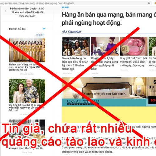 Không có chuyện bán hàng online bị cấm!