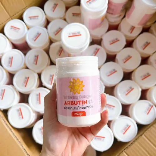 Kích Trắng Abutine 100g Màu Hồng chất kem bao xịn