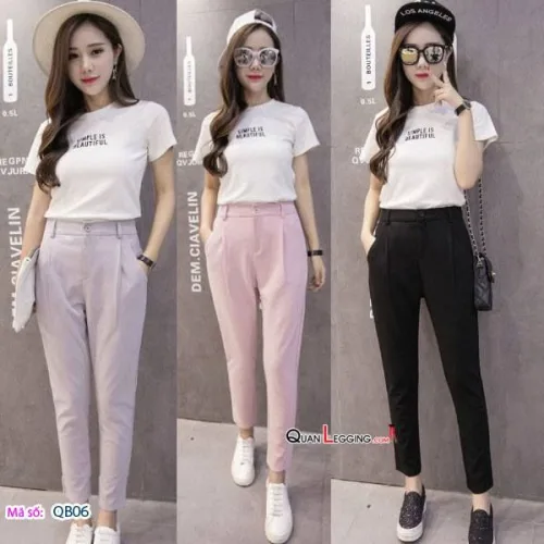 Làm mới bản thân với quần nữ tây âu phong cách trẻ trung