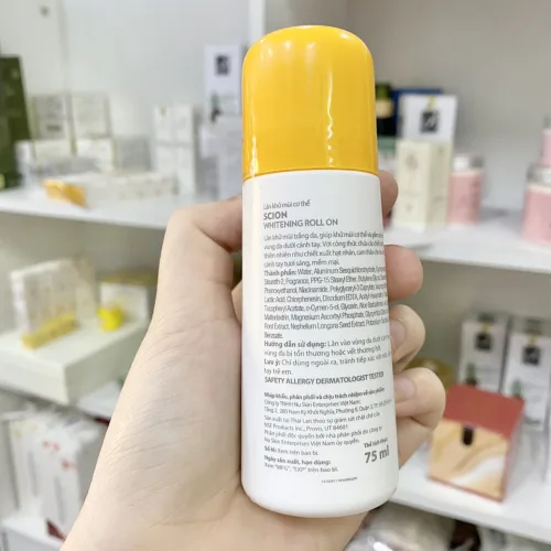 Lăn Khử Mùi Scion Whitening Roll On Mẫu Mới