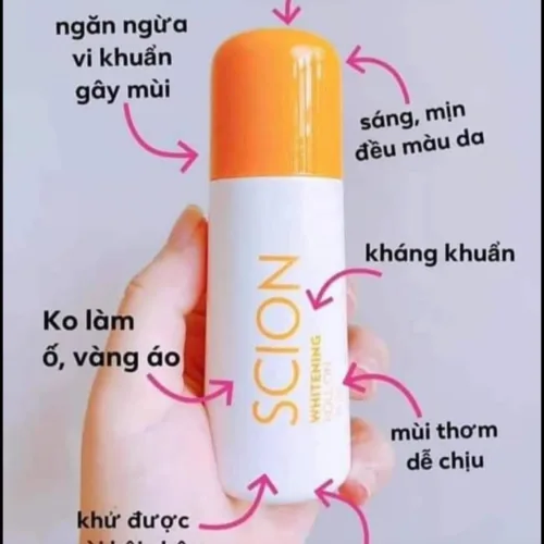 Lăn Khử Mùi Scion Whitening Roll On Mẫu Mới