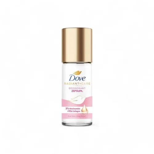 Lăn Khử Mùi Dưỡng Trắng Dove 3% Niacinamide + 10x Collagen Chai Màu Tím 45ml