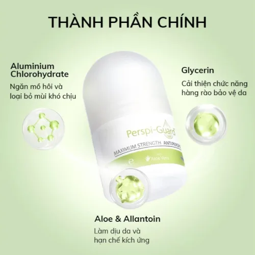 Lăn Khử Mùi Perspi-Guard Maximum Strength Antiperspirant Giúp Khử Mùi Cơ Thể 30ml