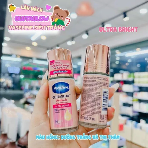 Lăn Khử Mùi Vaseline Trắng Da Giảm Thâm 45ml