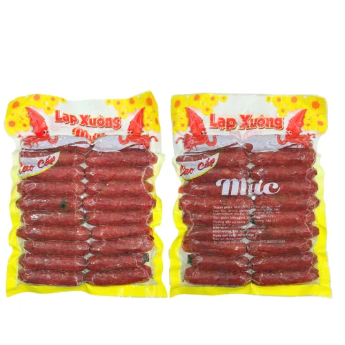 Lạp Xưởng Mực Thơm Ngon Túi 500g