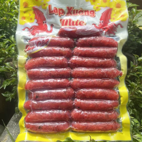 Lạp Xưởng Mực Thơm Ngon Túi 500g