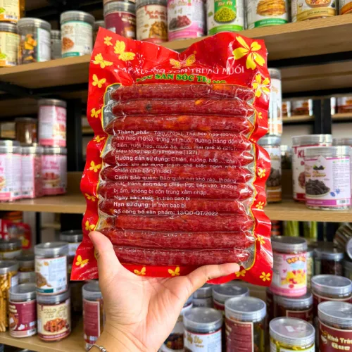 Lạp Xưởng Tôm Trứng Muối Đặc Sản Sóc Trăng Thơm Ngon