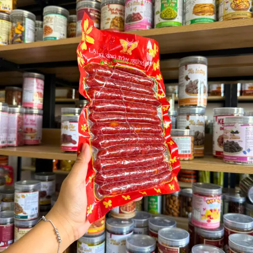 Lạp Xưởng Tôm Trứng Muối Đặc Sản Sóc Trăng Thơm Ngon