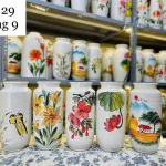 Lọ Hoa Gốm Sứ Nhiều Mẫu Cao 29, miệng 9