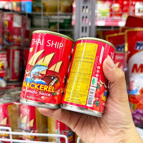Lốc 10 hộp Cá Mòi Sốt Cà Hiệu Thai Ship Cánh Buồm 155g/hộp