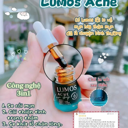 Lumos Acne luôn đồng hành cùng với em  ở bất kì nơi đâu đây ạ