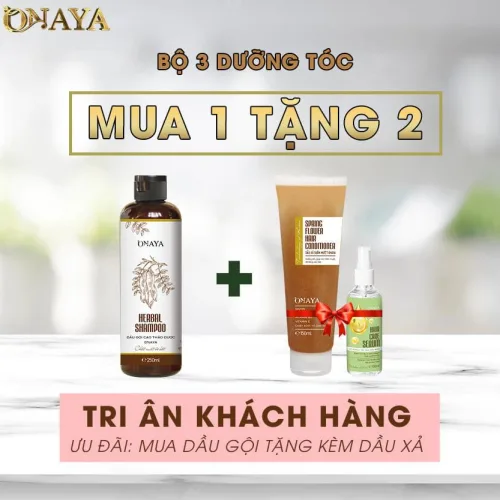 Mái Tóc Khỏe Đẹp Với Dầu Gội Cao Thảo Dược ONAYA