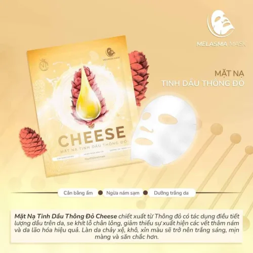 Mask tinh dầu thông đỏ của Cheese sản phẩm cho chị em nghiện đắp mask hằng ngày