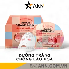 Mặt Nạ Banobagi Vitamin Mask Whitening & Stretching Patch Hộp 10 Miếng