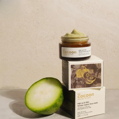 Mặt Nạ Bí Đao Cocoon 30ml Chính Hãng - Hỗ Trợ Giảm Mụn Giảm Dầu Giúp Làm Dịu Da
