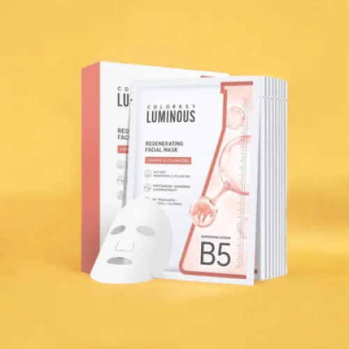 Mặt Nạ Colorkey Luminous B5 Regenerating Facial Mask Firming & Volumizing Hộp 10 Miếng