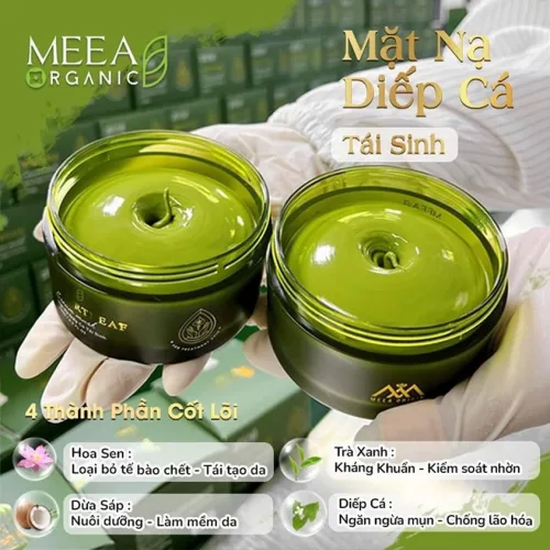 Mặt nạ diếp cá Meea Organic đỉnh như thế này cơ mà , hỏi sao các bà không nghiện