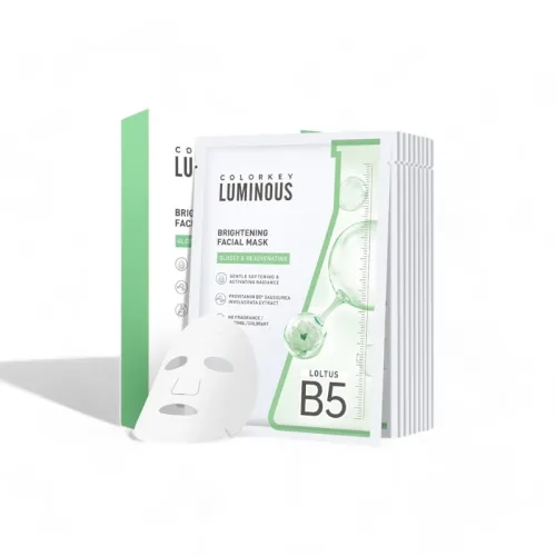Mặt Nạ Dưỡng Sáng Da Colorkey Luminous Brightening Facial Mask là phiên bản màu xanh lá
