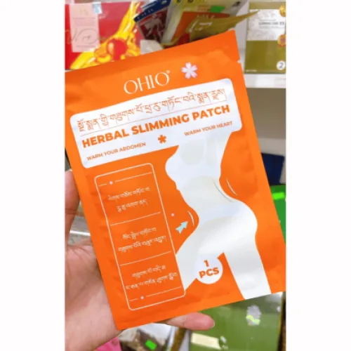 Mặt nạ giảm mỡ bụng OHIO Herbal Slimming Patch phân giải mỡ, điều hoà dạ dày, giảm cân dùng hàng ngày.