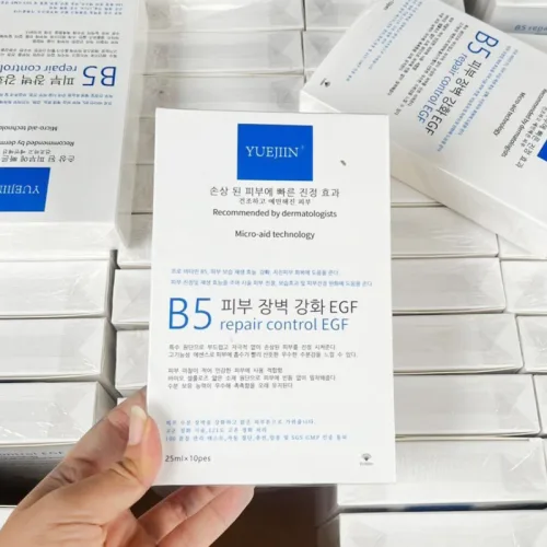 Mặt Nạ Phục Hồi Da B5 Yuejin Repair Control EGF Hàn Quốc - Mặt Nạ B5 Yuejiin Hàn Quốc 25mlx10 Miếng - Phiên Bản Mới