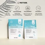 Mặt Nạ Prettyskin Hydra B5 Màu Xanh Nhạt Phục Hồi Da Hộp 10miếng