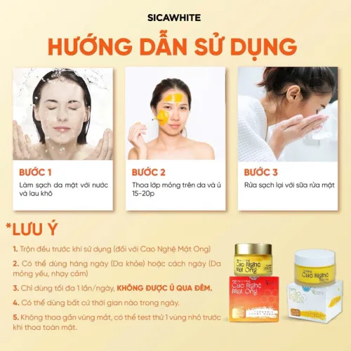 Mặt Nạ Ủ Trắng Cao Nghệ Sica White