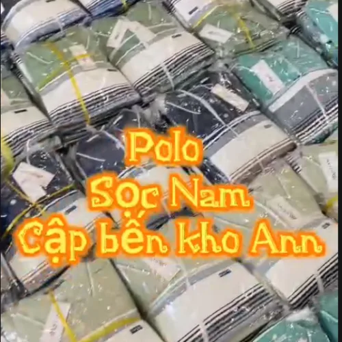 mẫu áo polo sọc nam - thun cotton