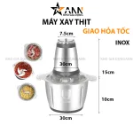 Máy Xay Thịt Inox 4 Lưỡi 25x30cm