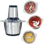 Máy Xay Thịt Inox 4 Lưỡi 25x30cm