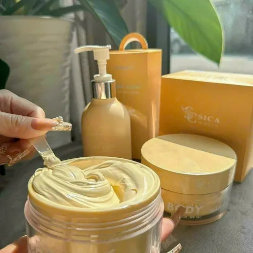 Mê mệt với chất kem Body mần gạo của SiCa thấm nhanh không nhờn rít
