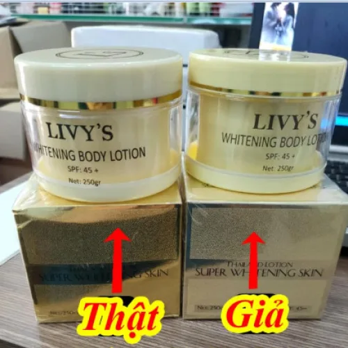 Mẹo phân biệt kem body livys chính hãng hàng thật