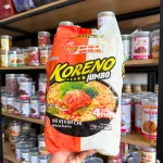 Mì Cay Koreno Jumbo Vị Bò - Vị Kim Chi - Mì Cay Hàn Quốc Túi 1kg (10 Gói x 100g)