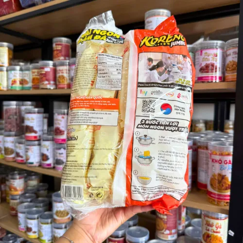 Mì Cay Koreno Jumbo Vị Bò - Vị Kim Chi - Mì Cay Hàn Quốc Túi 1kg (10 Gói x 100g)