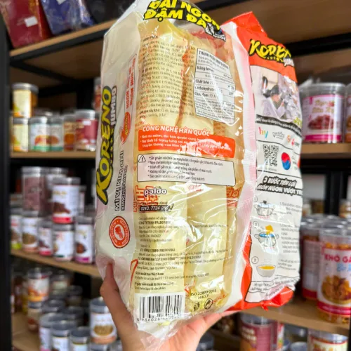 Mì Cay Koreno Jumbo Vị Bò - Vị Kim Chi - Mì Cay Hàn Quốc Túi 1kg (10 Gói x 100g)