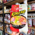 Mì Cay Koreno Jumbo Vị Bò - Vị Kim Chi - Mì Cay Hàn Quốc Túi 1kg (10 Gói x 100g)