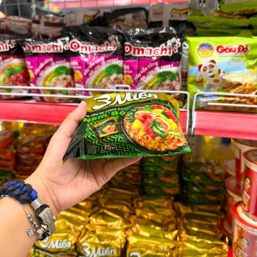 Mì Gói 3 MIỀN GOLD Nam Bộ Tôm Sú Chua Cay 75g